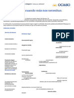 Acompañamos Cuando Más Nos Necesitan: Proyecto de Seguro OCASO Decesos Integral