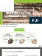 Tipos de Rochas Sedimentares