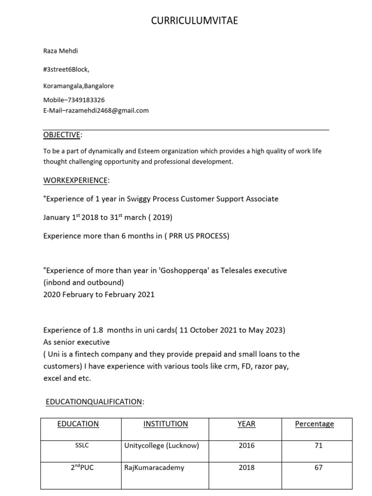 New CV | PDF