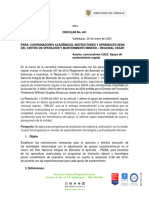 001 - Circular Convocatoria 1-2023 Apoyo de Sostenimiento Regular de Centro