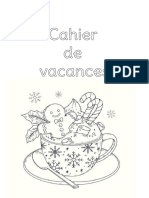 Cahier de Vacances Noel CP