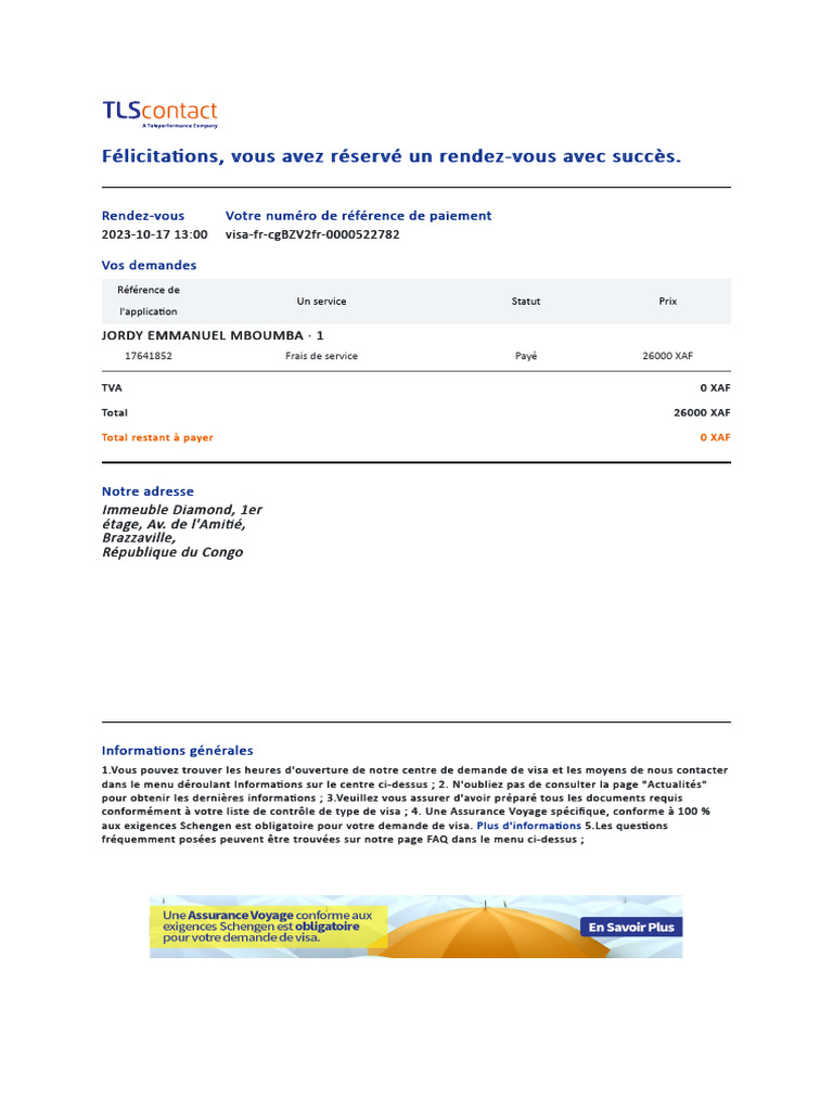 Centre de demande de visa pour la france tlscontact pdf