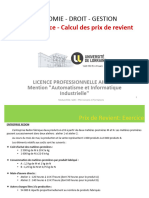 ENT TD6 CalculPrixRevient Exercice