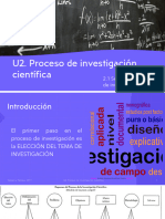 U2. Proceso de Investigación Científica