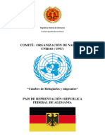 Ejemplo Documemto (MUN) Modelo de Las Naciones Unidas