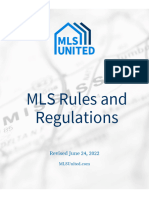 MLS Rules and Regulations: Revised June 24, 2022