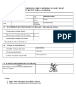 Form Permintaan BPJS Kesehatan PT Butonas