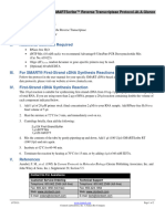 SMARTScribe Reverse Transcriptase Protocol-At-A-Glance (PT4080-2) - 072915