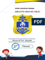 HISTORIA-GEOGRAFIA  MIGUEL GRAU PRIMARIA MUESTRA 5°