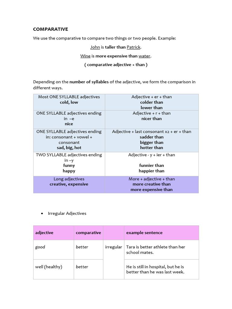 Comparative | PDF