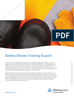 TÜV Rheinland Safety Shoes Testing Expert en