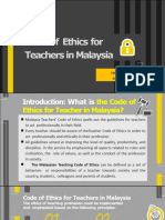 Malaysian Code of Teaching Ethics
