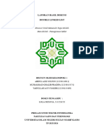 Laporan Hasil Diskusi Double Linked List: Disusun Untuk Memenuhi Tugas Kuliah Mata Kuliah: Pemograman Mahir