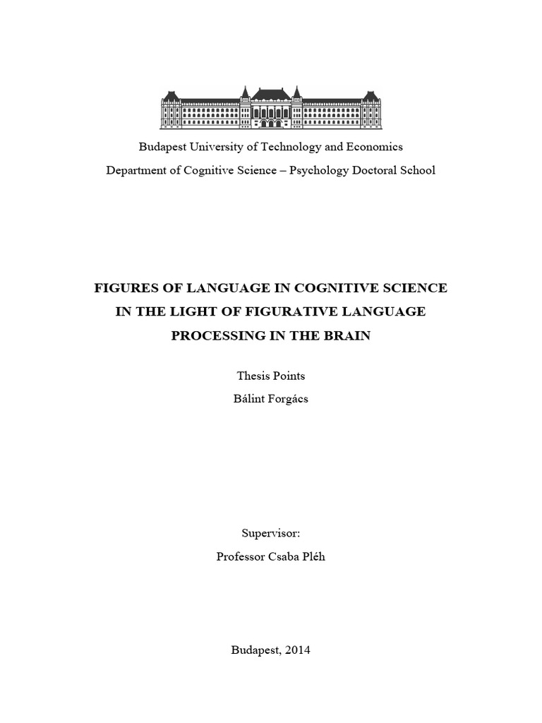 Phd Thesis Summary Pdf Cognitive Science Metaphor