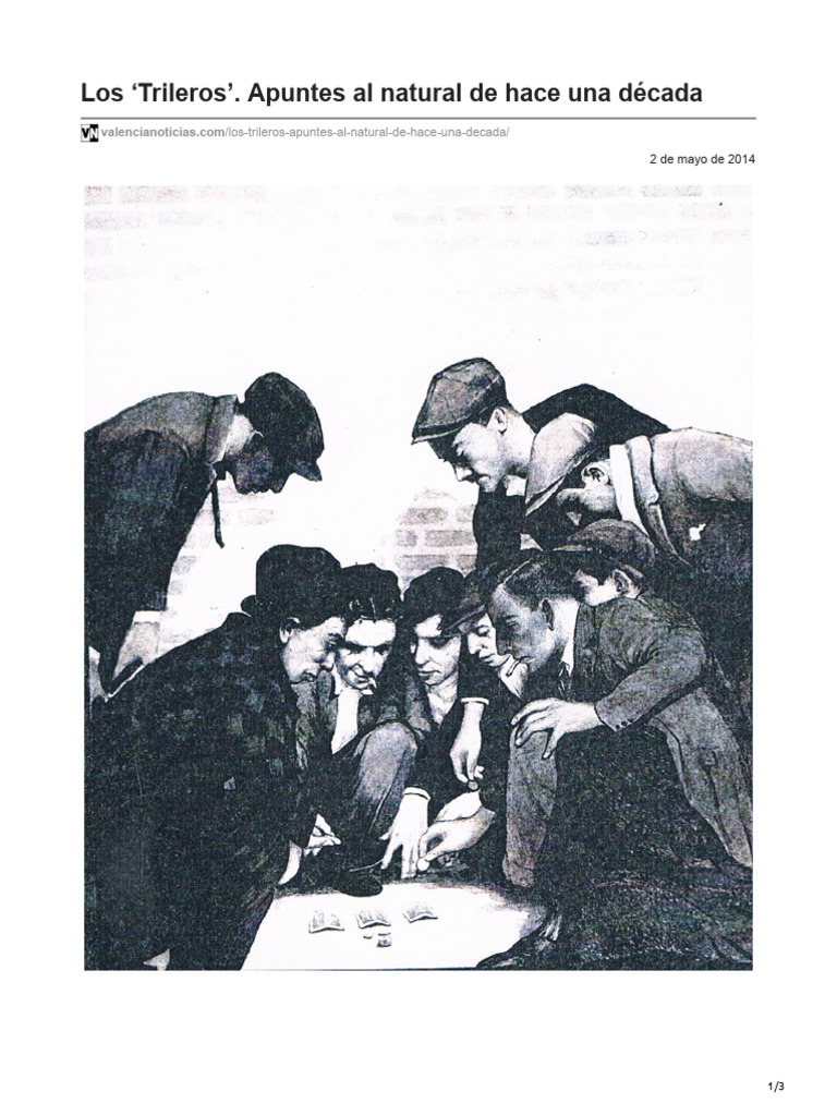 Los Trileros Apuntes Al Natural de Hace Una Década | PDF