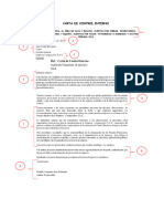 Carta de Control Interno