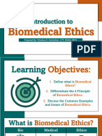 Lesson 5 - Biomedical Ethics