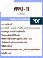 Ficha Técnica WPPSI-III
