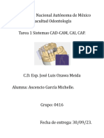 Tarea 1 Sistemas CAD-CAM, CAI, CAP