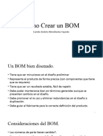 Como Crear Un BOM