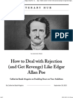 How To Deal With Rejection (And Get Revenge) Like Edgar Allan Poe Literary Hub