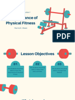 Pe1. Importance of Physical Fitness