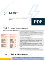 Energy Assignment (Week 1) Feedback and QA