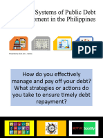 Systems of Public Debt Management in The Philippines