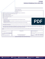 Form PAS008 Formulir Pembatalan Polis