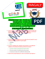 APE de Itinerario I Derecho Publico Descentralización y Gobierno Autónomo - Primer Bimestre - Unificado - MESD