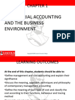 Chapter 1 - Managerial Accounting and The Business Environment