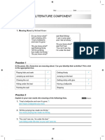 Literature Component Answers Year 61