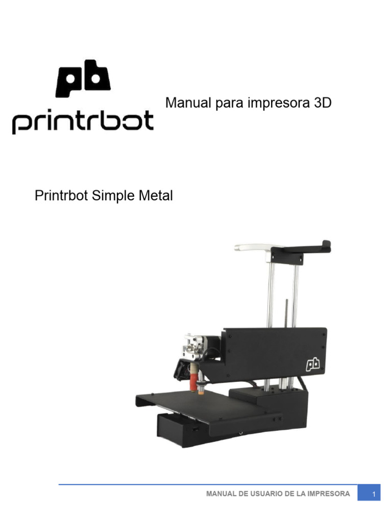 Manual Printrbot PDF