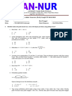 Format Soal PAS