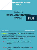 Lecture MMW 10 Normal Distribution Part 2 Sy 2023