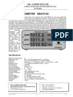 DR. ALFRED MÜLLER Digital Barometer DB278 D2