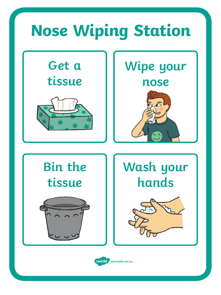 Nose-Wiping Station Sign | PDF