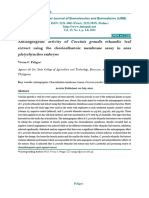 Antiangiogenic Activity of Coccinia Grandis Ethanolic Leaf Extract Using The Chorioallantoic Membrane Assay in Anas Platyrhynchos Embryos