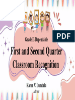 Classroom Recognition Tarp