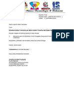 Edaran Surat Panggilan Mesyuarat Panitia Matematik Kali 2