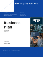 Software Company Business Plan Example