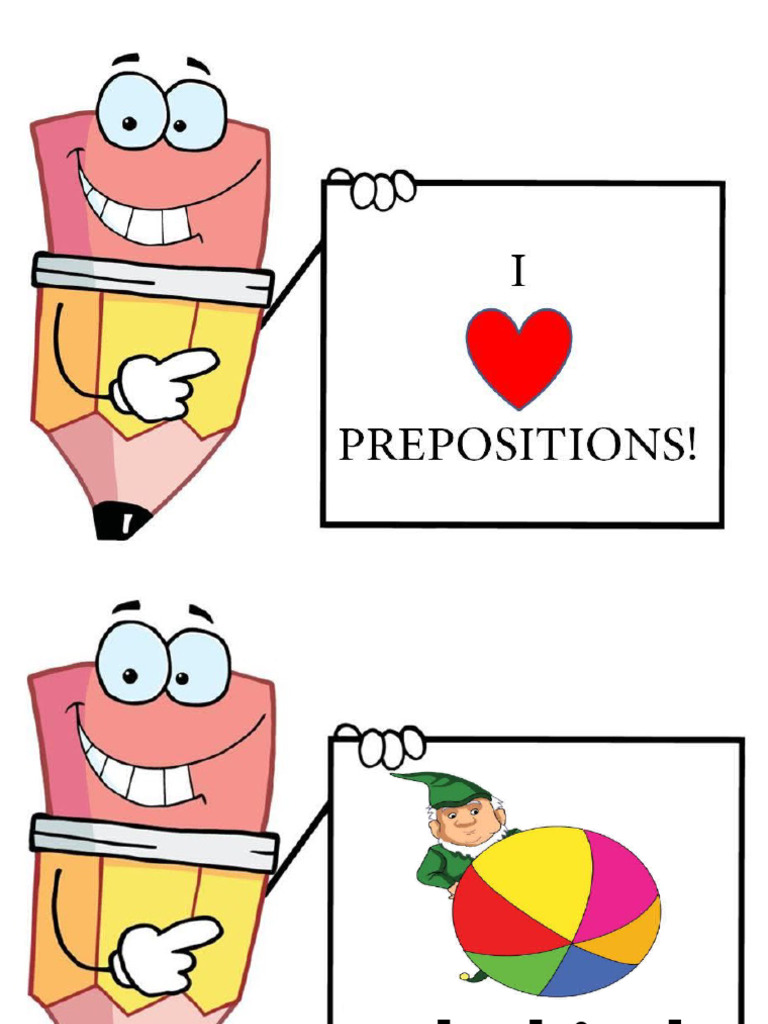 Prepositions of Place Explained | PDF
