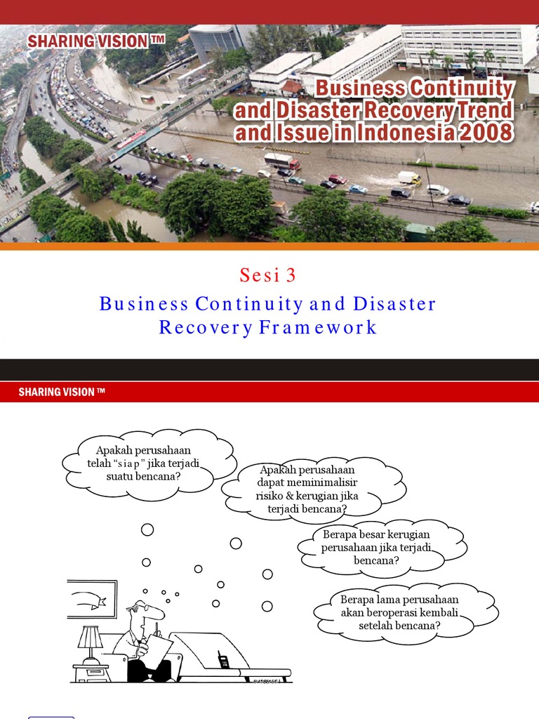 Recovery Framework BCP DRP Sesi3 | PDF