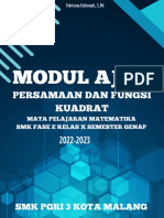 FINAL MODUL AJAR PERS DAN FUNGSI KUADRAT UTUH - Febriana Fathonah