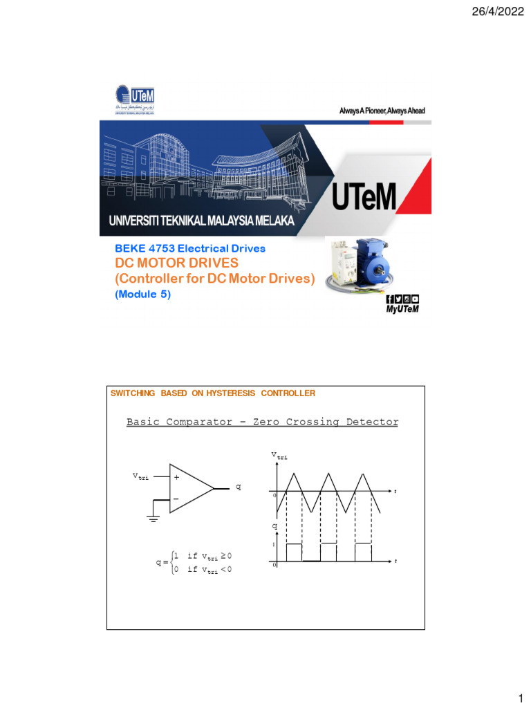 DC Motor Drive Control Systems | PDF
