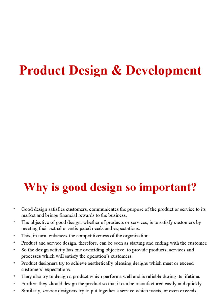 Product Design and Develpoment | PDF | Marketing | New Product Development