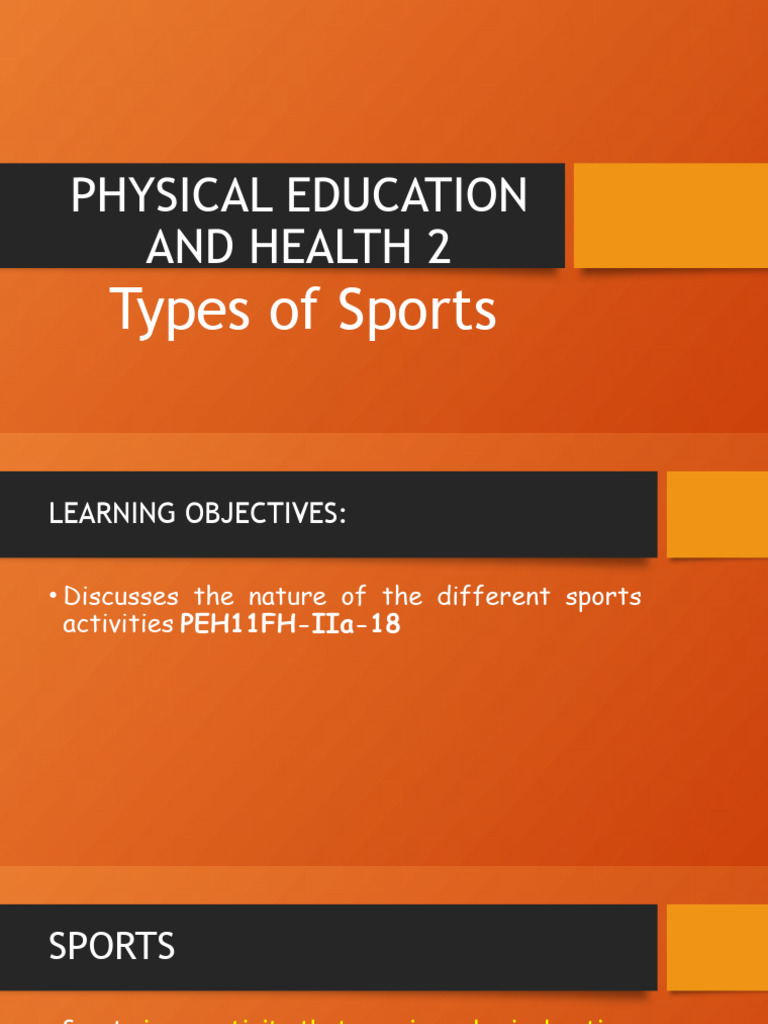 Pe 2 Week 1 And 2 Pdf Sports
