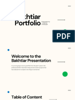 Bakhtiar Portfolio Presentation