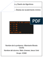Práctica 6 - Árboles de Recubrimiento Mínimo