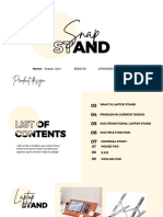 Product Design On Multifunctionial Laptop Stand